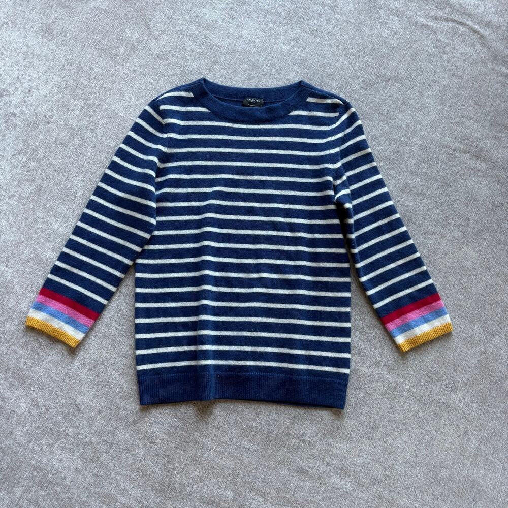 Talbots Striped Cashmere Sweater